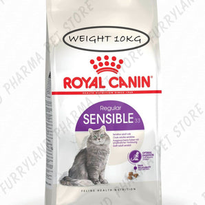 ROYAL CANIN CAT SENSIBLE 33 REGULAR DRY FOOD BAG 10G
