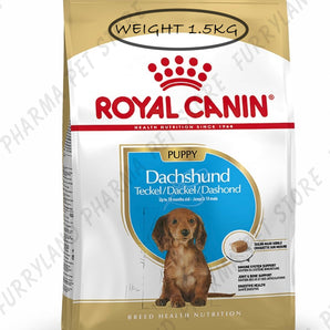 ROYAL CANIN DOG DACHSHUND PUPPY DRY FOOD BAG 1.5KG