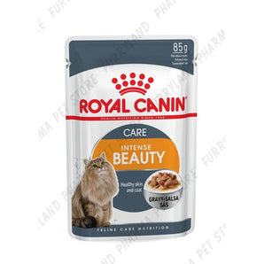 ROYAL CANIN CAT INTENSE BEAUTY IN GRAVY WET POUCH 85G