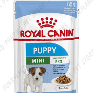 ROYAL CANIN DOG PUPPY MINI ADULT UP TO 10KG IN GRAVY WET POUCH 85G