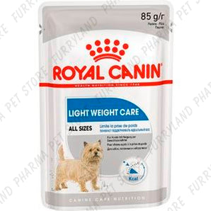 ROYAL CANIN DOG LIGHT WEIGHT CARE ALL SIZES LOAF WET POUCH 85G