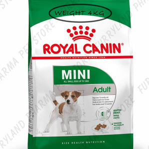 ROYAL CANIN DOG MINI ADULT DRY FOOD BAG 4KG