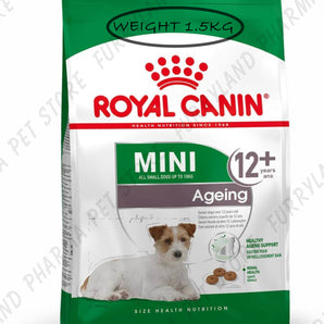 ROYAL CANIN DOG MINI AGEING 12+ UP TO 10KG DRY FOOD BAG 1.5KG