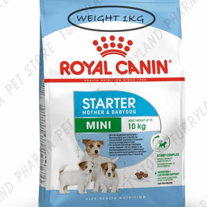 ROYAL CANIN DOG STARTER MOTHER & BABYDOG MINI UP TO 2 MONTHS & UP TO 10KG DRY FOOD BAG 1KG