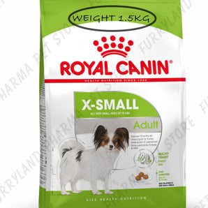 ROYAL CANIN DOG X-SMALL ADULT UP TO 4KG DRY FOOD BAG 1.5KG