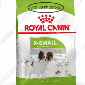 ROYAL CANIN DOG X-SMALL ADULT UP TO 4KG DRY FOOD BAG 500G