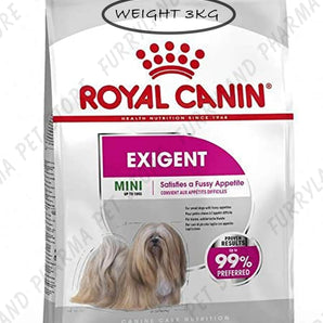 ROYAL CANIN DOG EXIGENT MINI 1-10KG DRY FOOD BAG 3KG