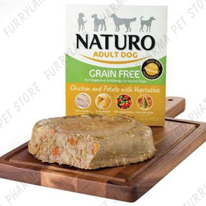 NATURO DOG CHICKEN & POTATO WITH VEG ADULT WET BOX 400G GRAIN FREE