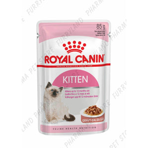 ROYAL CANIN CAT KITTEN UP TO 12 MONTHS INSTINCTIVE IN GRAVY WET POUCH 85G
