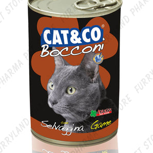 CAT&CO CAT GAME CHUNKS WET TIN 405G