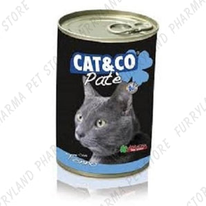 CAT&CO CAT TUNA PATE WET TIN 405G