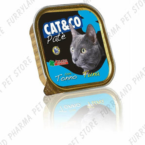 CAT&CO CAT TUNA PATE WET FOIL 100G