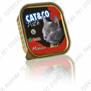 CAT&CO CAT BEEF PATE WET FOIL 100G