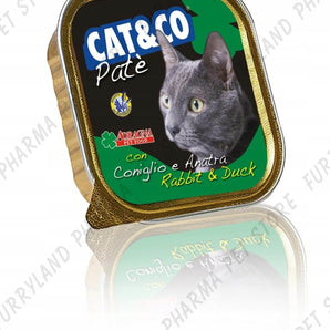 CAT&CO CAT RABBIT & DUCK PATE WET FOIL 100G