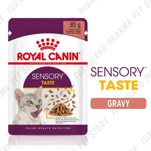 ROYAL CANIN CAT SENSORY TASTE IN GRAVY WET POUCH 85G