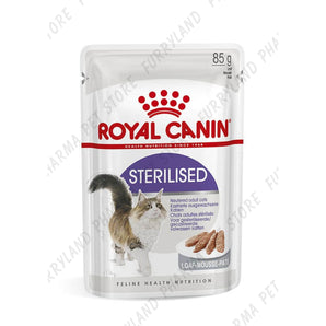 ROYAL CANIN CAT STERILISED LOAF WET POUCH 85G