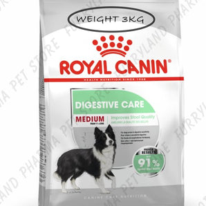 ROYAL CANIN DOG DIGESTIVE CARE MEDIUM DRY FOOD BAG 3KG