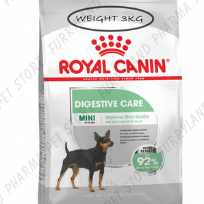 ROYAL CANIN DOG DIGESTIVE CARE MINI DRY FOOD BAG 3KG