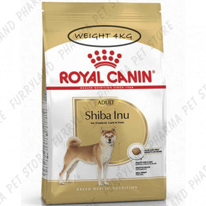 ROYAL CANIN DOG SHIBA INU BREED ADULT DRY FOOD BAG 4KG