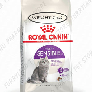 ROYAL CANIN CAT SENSIBLE 33 REGULAR DRY FOOD BAG 2KG