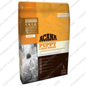 ACANA PUPPY LARGE BREED RECIPE DRY FOOD 17KGS