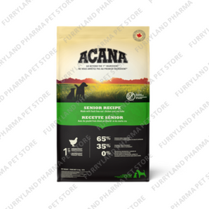 ACANA SENIOR RECIPE DRY FOOD 2KGS