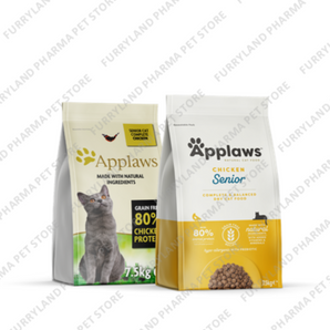 APPLAWS GRAIN FREE DRY FOOD FOR SENIOR CATS - CHICKEN