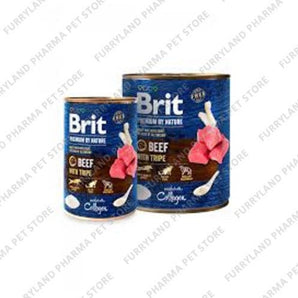 BRIT PREMIUM BY NATURE MEATY PATE BEEF WITH TRIPE 800G