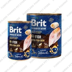 BRIT PREMIUM BY NATURE MEATY PATE WITH FISH SKIN 800G