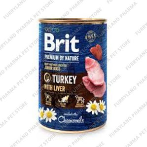 BRIT PREMIUM BY NATURE MEATY PATE TURKEY WITH LIVER 800G
