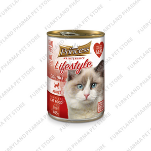 PRINCESS MAINTENANCE LIFESTYLE CHUNKS WITH BEEF 405G