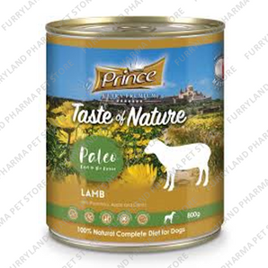 PRINCE TASTE OF NATURE PALEO LAMB WITH ROSEMARY, APPLE AND CARROT 400G