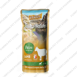 PRINCE TASTE OF NATURE PALEO DOG POUCH LAMB WITH ROSEMARY 150G