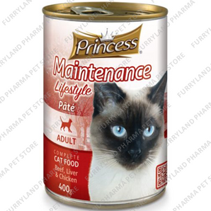 PRINCESS MAINTENANCE LIFESTYLE PATE - BEEF, LIVER & CHICKEN 400G
