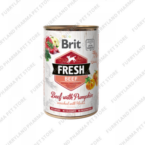 BRIT FRESH BEEF WITH PUMPKIN 400G