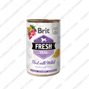 BRIT FRESH VEAL WITH MILLET ENRICHED WITH HERBS 400G