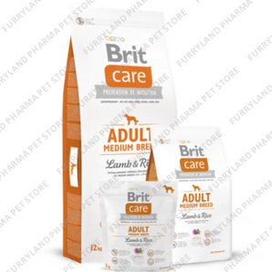 BRIT MONO PROTEIN ADULT MEDIUM BREED LAMB HYPOALLERGENIC 3KGS