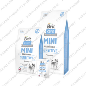 BRIT CARE MINI GRAIN FREE SENSITIVE VENISON 2KGS