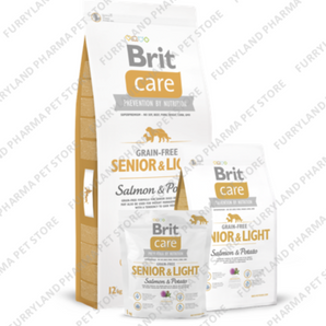 BRIT SENIOR & LIGHT SALMON AND POTATOES GRAIN FREE 3KGS