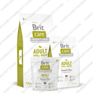 BRIT MONO PROTEIN ADULT SMALL BREED LAMB HYPOALLERGENIC 3KGS