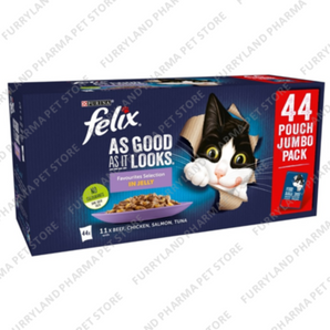 FELIX AS GOOD AS IT LOOKS 44 POUCH JUMBO PACK