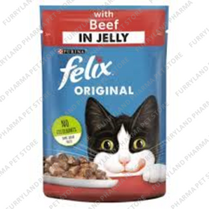 FELIX ORIGINAL WITH BEEF IN JELLY 100G
