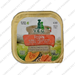 MARPET VEGAN PUMPKIN, CARROT AND CHICKPEAS WET FOIL 150G