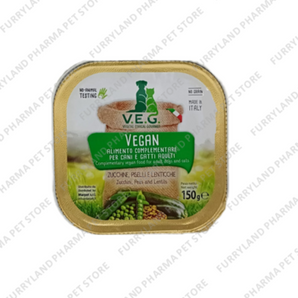 MARPET VEGAN ZUCCHINI, PEAS AND LENTILS WET FOIL 150G