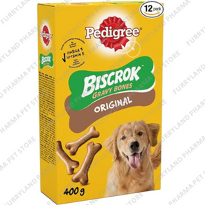 PEDIGREE BISCROK GRAVY BONES ORIGINAL 400G