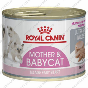 ROYAL CANIN CAT MOTHER & BABYCAT INSTINCTIVE 1ST AGE KITTEN 1 TO 4 MONTHS OLD MOUSSE WET TIN 195G