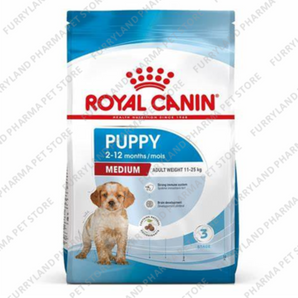 ROYAL CANIN PUPPY MEDIUM ADULT UP TO 12 MONTHS & WEIGHT 11-25KG DRY FOOD BAG 15KGS