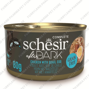 SCHESIR AFTER DARK WET TIN CHICKEN WITH QUAIL EGG IN BROTH