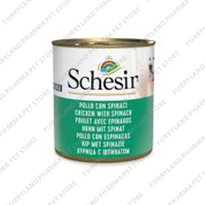 SCHESIR CHICKEN WITH SPINACH IN JELLY 285G
