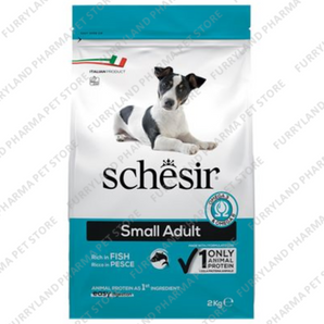 SCHESIR SMALL ADULT WITH FISH DOG DRY FOOD 2KGS